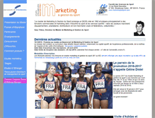 Tablet Screenshot of marketingdusport.com